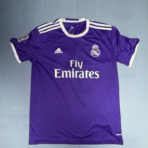 Adidas Real Madrid purple jersey, Size M Replica